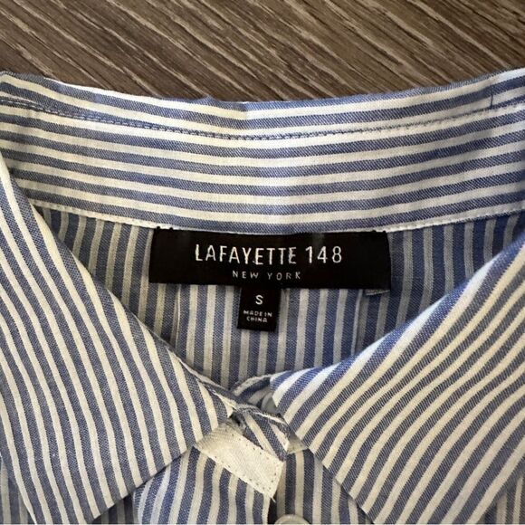 Lafayette 148 pinstripe button down - Picture 8 of 8